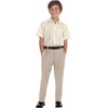 image:imageGioberti Boys Flat Front Dress PantsBeige