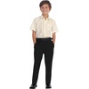 image:imageGioberti Boys Flat Front Dress PantsBlack
