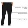 image:imageGioberti Boys Flat Front Dress PantsBlack