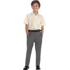 image:imageGioberti Boys Flat Front Dress PantsGray