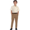 image:imageGioberti Boys Flat Front Dress PantsKhaki