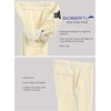 image:imageGioberti Boys Flat Front Dress PantsOffwhite