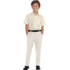 image:imageGioberti Boys Flat Front Dress PantsOffwhite
