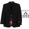 image:imageGioberti Boys Formal Blazer Jacket Fully LinedBlack