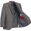 image:imageGioberti Boys Formal Blazer Jacket Fully LinedGrey  With Solid Buttons