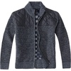 image:imageGioberti Boys Knitted Full Zip Cardigan Sweater with Soft Brushed Flannel LiningMelange Blue