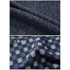 image:imageGioberti Boys Knitted Full Zip Cardigan Sweater with Soft Brushed Flannel LiningMelange Blue