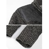 image:imageGioberti Boys Knitted Full Zip Cardigan Sweater with Soft Brushed Flannel LiningMelange Charcoal