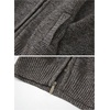 image:imageGioberti Boys Knitted Full Zip Cardigan Sweater with Soft Brushed Flannel LiningMelange Coffee