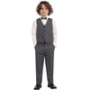 image:imageGioberti Boys Vest and Pants Set2pc Charcoal