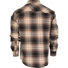 image:imageGioberti Men 100 Cotton Western Flannel Plaid Shirt wSnapon Button1122  Nude  Beige Black