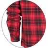image:imageGioberti Men 100 Cotton Western Flannel Plaid Shirt wSnapon Button1130  Carmine  Black Plaid