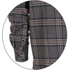 image:imageGioberti Men 100 Cotton Western Flannel Plaid Shirt wSnapon Button1134  Charcoal  Gray  Coral Highlight