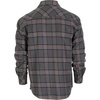 image:imageGioberti Men 100 Cotton Western Flannel Plaid Shirt wSnapon Button1134  Charcoal  Gray  Coral Highlight