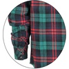image:imageGioberti Men 100 Cotton Western Flannel Plaid Shirt wSnapon Button1136  Green  Red