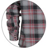 image:imageGioberti Men 100 Cotton Western Flannel Plaid Shirt wSnapon Button1138  Gray  Black  Rose Plaid