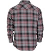 image:imageGioberti Men 100 Cotton Western Flannel Plaid Shirt wSnapon Button1138  Gray  Black  Rose Plaid