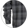 image:imageGioberti Men 100 Cotton Western Flannel Plaid Shirt wSnapon Button1144  Charcoal  Black  Gray