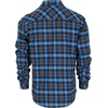 image:imageGioberti Men 100 Cotton Western Flannel Plaid Shirt wSnapon Button1146  Royal Blue  Midnight  Yellow White Highlight