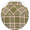 image:imageGioberti Men 100 Cotton Western Flannel Plaid Shirt wSnapon Button1148  Olive  White  Orange