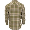 image:imageGioberti Men 100 Cotton Western Flannel Plaid Shirt wSnapon Button1148  Olive  White  Orange