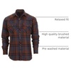 image:imageGioberti Men 100 Cotton Western Flannel Plaid Shirt wSnapon Button1151  Navy  Brown  Magenta