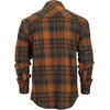 image:imageGioberti Men 100 Cotton Western Flannel Plaid Shirt wSnapon Button1152  Gray  Orange  Blue