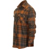 image:imageGioberti Men 100 Cotton Western Flannel Plaid Shirt wSnapon Button1152  Gray  Orange  Blue