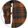 image:imageGioberti Men 100 Cotton Western Flannel Plaid Shirt wSnapon Button1152  Gray  Orange  Blue