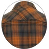 image:imageGioberti Men 100 Cotton Western Flannel Plaid Shirt wSnapon Button1152  Gray  Orange  Blue
