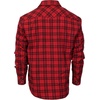 image:imageGioberti Men 100 Cotton Western Flannel Plaid Shirt wSnapon Button416  Red  Black