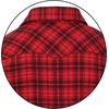 image:imageGioberti Men 100 Cotton Western Flannel Plaid Shirt wSnapon Button416  Red  Black