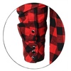 image:imageGioberti Men 100 Cotton Western Flannel Plaid Shirt wSnapon Button48  Red  Black Checkered
