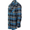 image:imageGioberti Men 100 Cotton Western Flannel Plaid Shirt wSnapon Button52  Night Blue