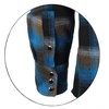 image:imageGioberti Men 100 Cotton Western Flannel Plaid Shirt wSnapon Button52  Night Blue