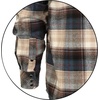 image:imageGioberti Men 100 Cotton Western Flannel Plaid Shirt wSnapon Button727  Khaki  Navy
