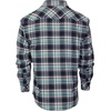 image:imageGioberti Men 100 Cotton Western Flannel Plaid Shirt wSnapon Button774  Dark Green  Black