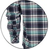 image:imageGioberti Men 100 Cotton Western Flannel Plaid Shirt wSnapon Button774  Dark Green  Black