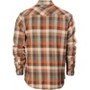 image:imageGioberti Men 100 Cotton Western Flannel Plaid Shirt wSnapon Button78  Orange  Khaki  Teal