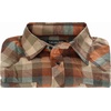 image:imageGioberti Men 100 Cotton Western Flannel Plaid Shirt wSnapon Button78  Orange  Khaki  Teal
