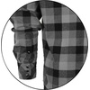 image:imageGioberti Men 100 Cotton Western Flannel Plaid Shirt wSnapon Button86  Charcoal  Gray  Black