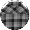 image:imageGioberti Men 100 Cotton Western Flannel Plaid Shirt wSnapon Button86  Charcoal  Gray  Black