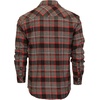 image:imageGioberti Men 100 Cotton Western Flannel Plaid Shirt wSnapon Button9  Charcoal  Red