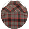 image:imageGioberti Men 100 Cotton Western Flannel Plaid Shirt wSnapon Button9  Charcoal  Red
