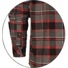 image:imageGioberti Men 100 Cotton Western Flannel Plaid Shirt wSnapon Button9  Charcoal  Red