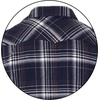 image:imageGioberti Men 100 Cotton Western Flannel Plaid Shirt wSnapon Button971  Navy  Orange Plaid