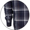 image:imageGioberti Men 100 Cotton Western Flannel Plaid Shirt wSnapon Button971  Navy  Orange Plaid