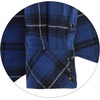 image:imageGioberti Men 100 Cotton Western Flannel Plaid Shirt wSnapon Button98  Royal Blue  Black  White Highlight