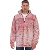 image:imageGioberti Men and Women Super Soft Sherpa 14 Zip Pullover SweaterSnowy Garnet