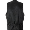 image:imageGioberti Mens 5 Button Tailored Collar Formal Herringbone Tweed Suit Vest102  Charcoal Graph